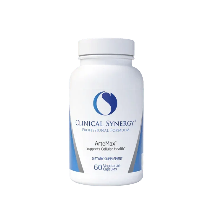 Clinical Synergy ArteMax dietary supplement bottle with 60 vegetarian capsules
