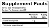 Creatine (90 servings; 5g per serving)